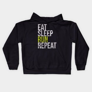 Eat Sleep Run Repeat Kids Hoodie